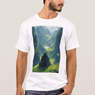 Camiseta Naturaleza Zen Meditación Hombre con capuchón