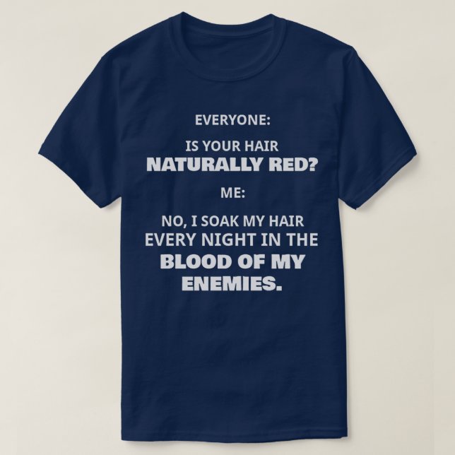 CAMISETA NATURALMENTE RED (Diseño del anverso)