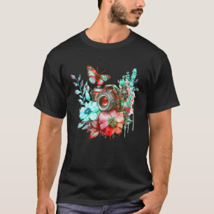 Camiseta Naturas Fotografía Amor Flores y Mariposas C