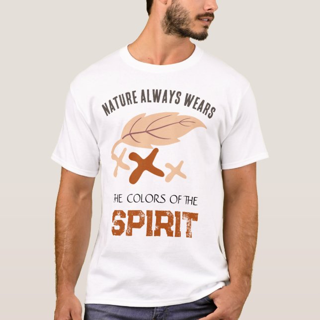 Camiseta "Nature Always Wears" Leaf (Anverso)