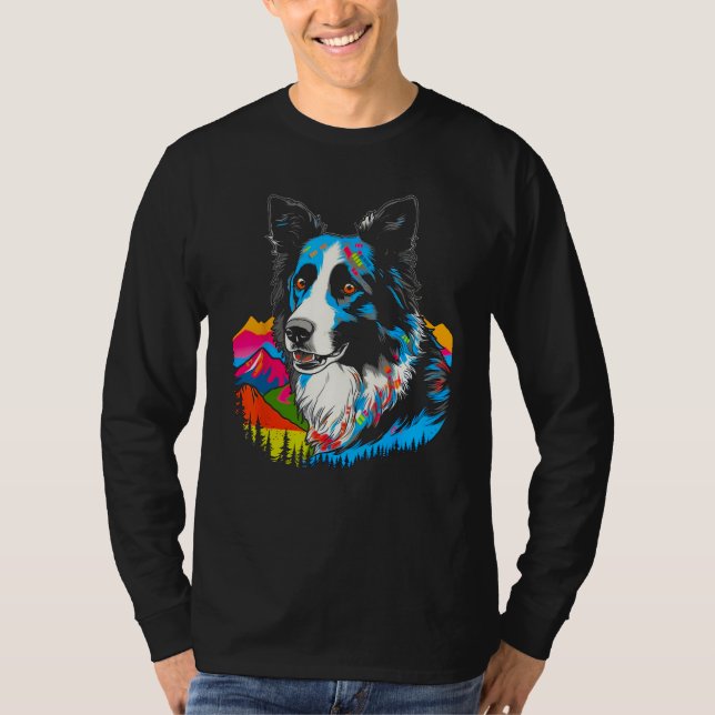 Camiseta Nature  Border Collie (Anverso)