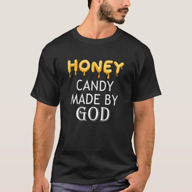 Camiseta Nature Candy Honey Ironic Saying Bees Wildlife (Anverso)