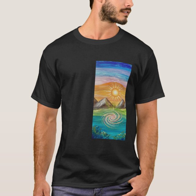 Camiseta Nature energy vortex  (Anverso)