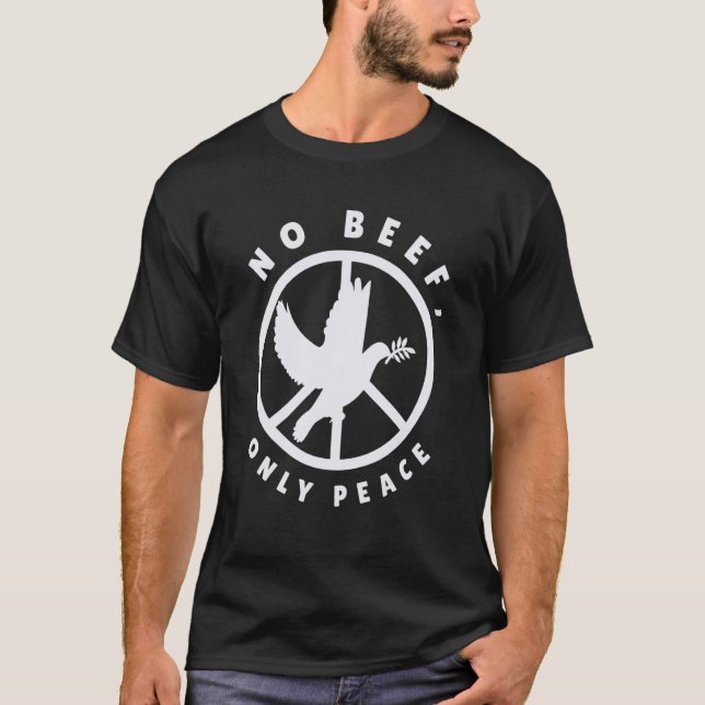 Camiseta Nature Fan Peace Sign Dove Nature Positivity Bird (Anverso)