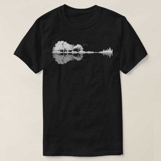 Camiseta Nature Guitar  (Diseño del anverso)