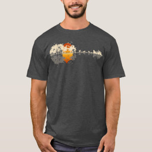 Camiseta Nature guitar with guitarist and guitar with natur