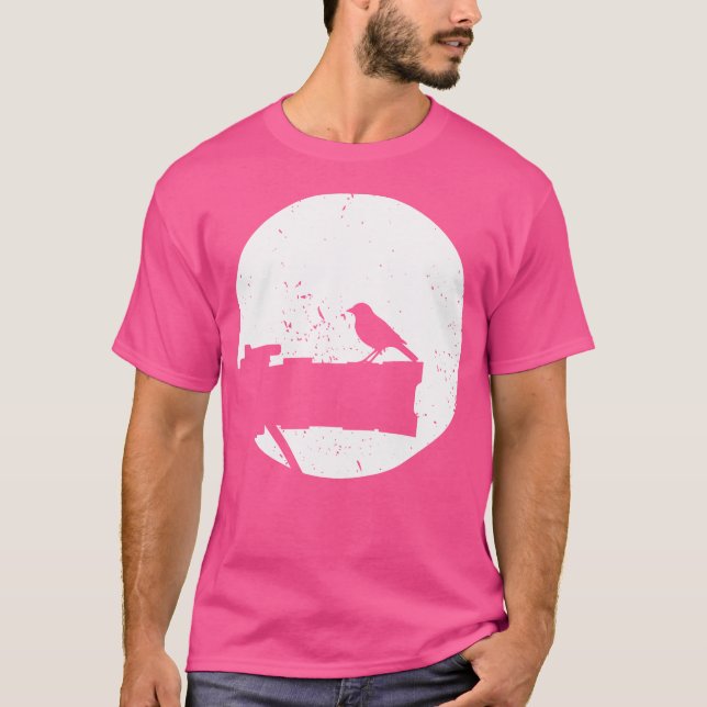 Camiseta Nature Photography - Long Lens - Bird On Camera Ph (Anverso)