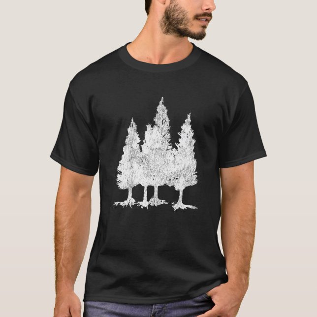 Camiseta Nature Tree Take A Hiking Hike For Hiker Men Pines (Anverso)