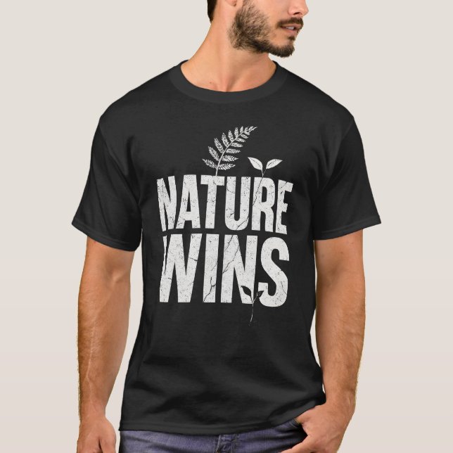 Camiseta Nature Wins (Anverso)