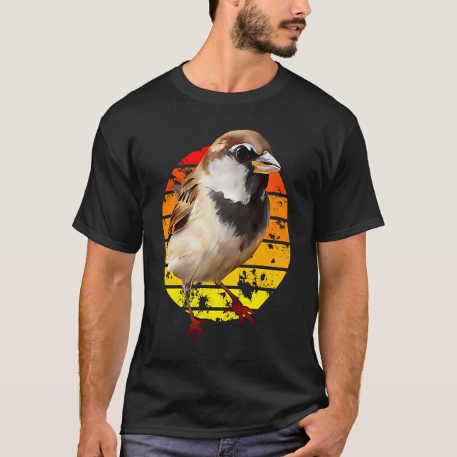 Camiseta Nature's beauty  House Sparrow (Anverso)