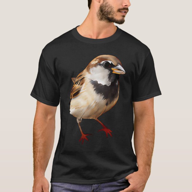 Camiseta Nature's beauty  House Sparrow  1 (Anverso)