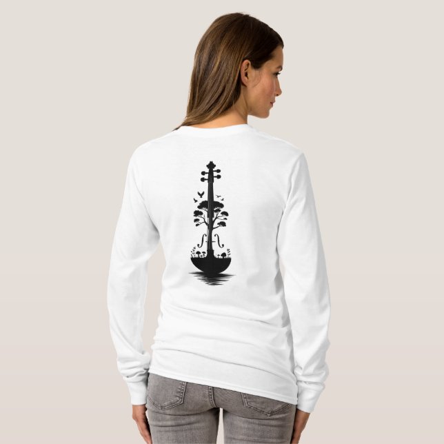 Camiseta "Nature's Melody" (Reverso completo)