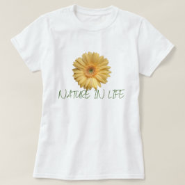CAMISETA NATUREZA AMARELA
