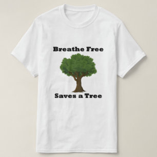 Camiseta Naturist T-shirt "Saves the Earth"