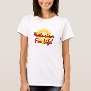 Camiseta Naturista - Naturismo por vida