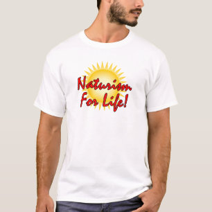 Camiseta Naturista - Naturismo por vida