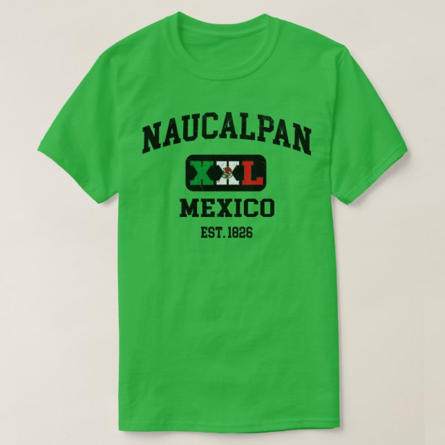 Camiseta Naucalpan México XXL Diseño atlético (Diseño del anverso)