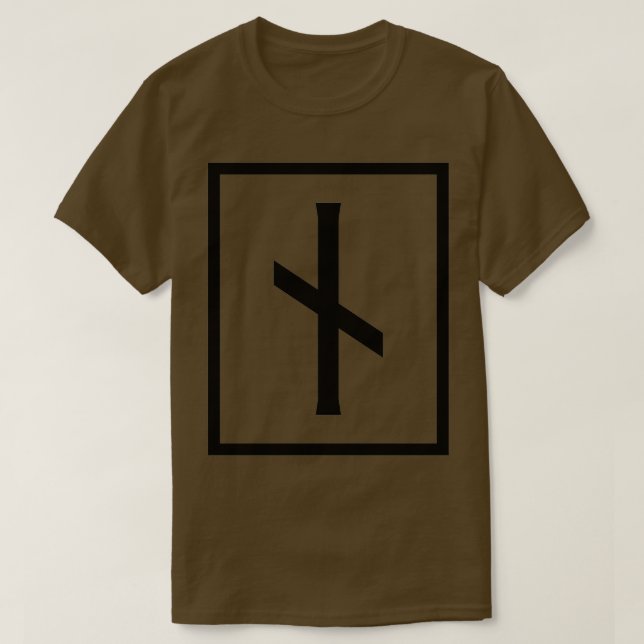Camiseta Naudhiz Desire Norse Rune (Diseño del anverso)