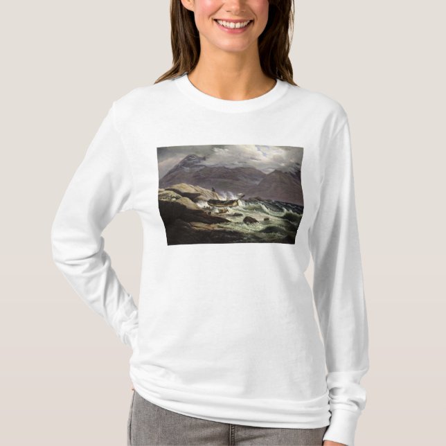 Camiseta Naufragio en la costa noruega, 1831 (Anverso)