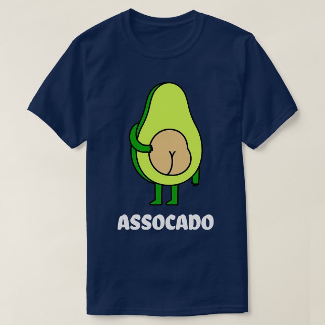 Camiseta Naughty aguocado Funny (Diseño del anverso)