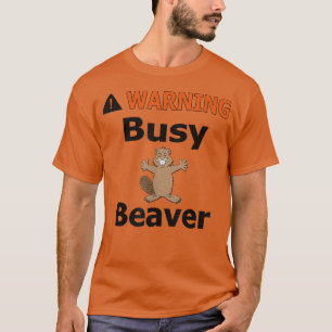 Camiseta Naughty Beaver Usa Aviso De Ocupación Beaver