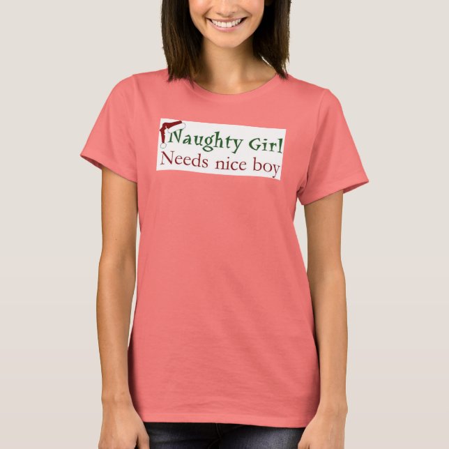 Camiseta Naughty Chica tee (Anverso)