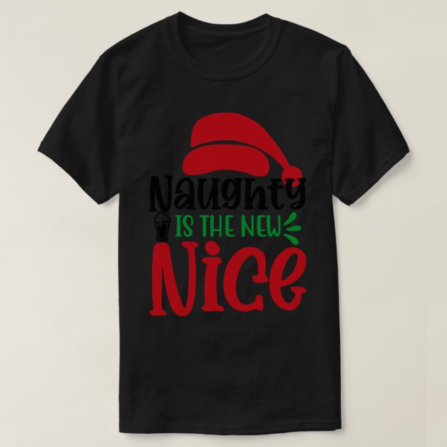 Camiseta Naughty es el nuevo lindo (Diseño del anverso)
