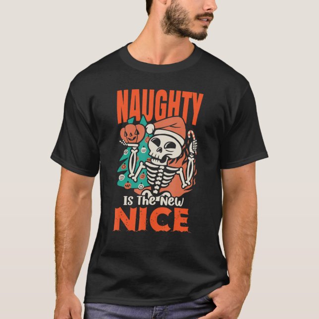 Camiseta Naughty Is The New Nice (Anverso)
