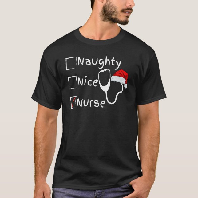 Camiseta Naughty Nice Nurse (Anverso)