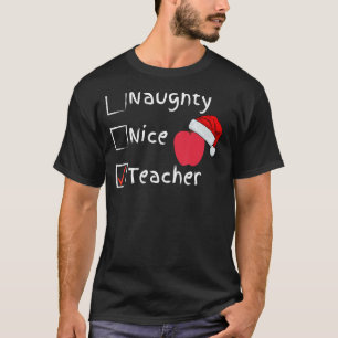 Camiseta Naughty Nice Teacher