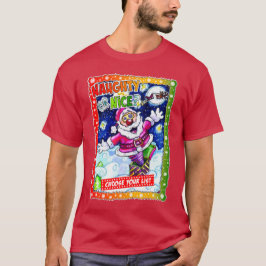 Camiseta Naughty or nice, choose your list