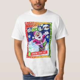 Camiseta Naughty or nice, choose your list