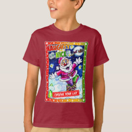 Camiseta Naughty or nice, choose your list