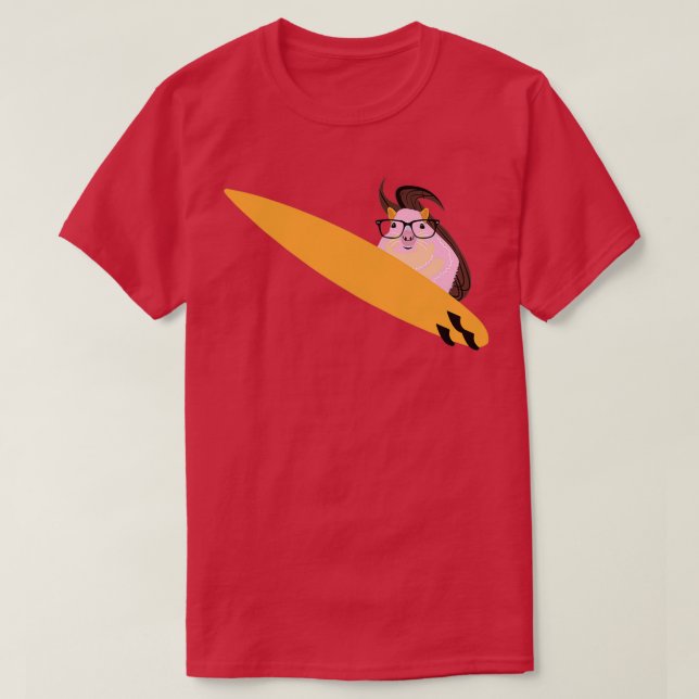 Camiseta Naughty Squirrel 136 Surfing (Diseño del anverso)