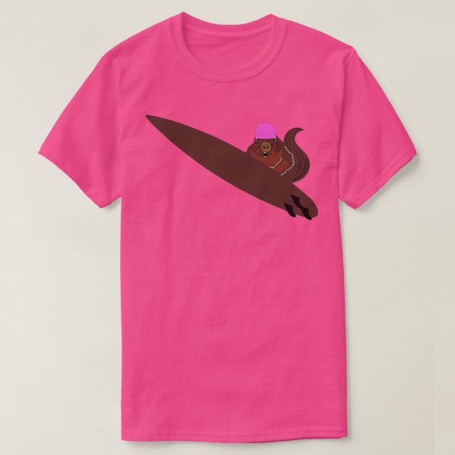 Camiseta Naughty Squirrel 174 Surfing (Diseño del anverso)