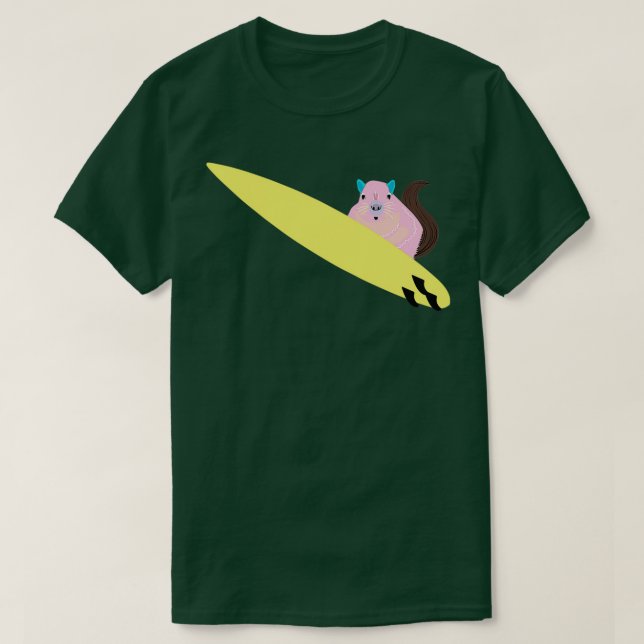 Camiseta Naughty Squirrel 249 Surfing (Diseño del anverso)