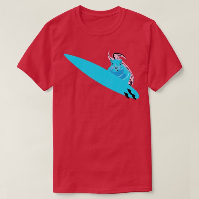 Camiseta Naughty Squirrel 262 Surfing (Diseño del anverso)