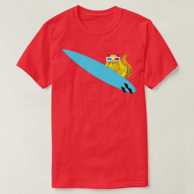 Camiseta Naughty Squirrel 308 Surfing (Diseño del anverso)