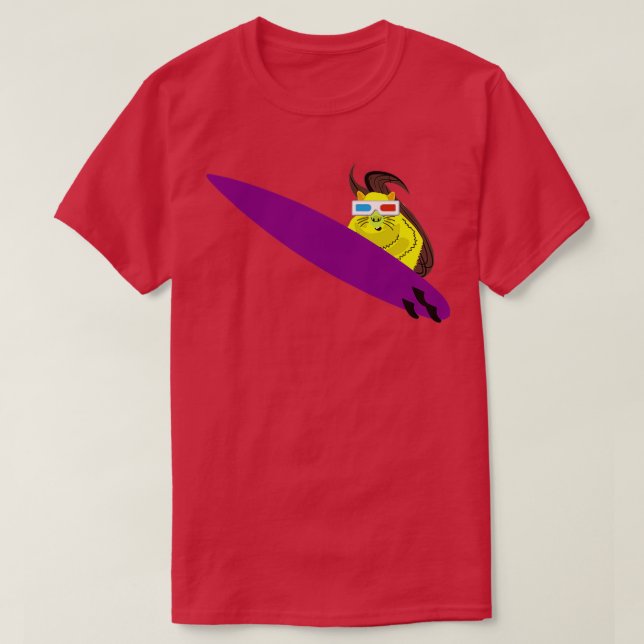 Camiseta Naughty Squirrel 349 Surfing (Diseño del anverso)
