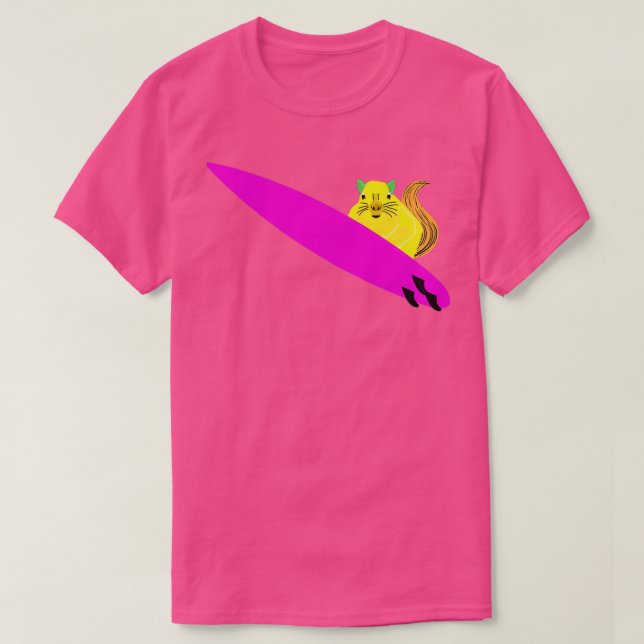 Camiseta Naughty Squirrel 350 Surfing (Diseño del anverso)