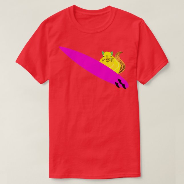 Camiseta Naughty Squirrel 350 Surfing T (Diseño del anverso)