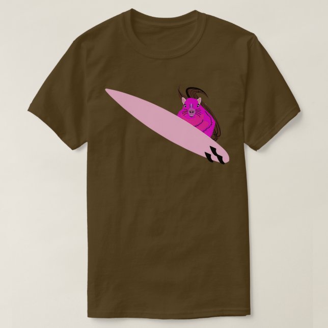 Camiseta Naughty Squirrel 374 Surfing (Diseño del anverso)