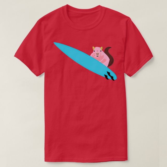 Camiseta Naughty Squirrel 42 Surfing (Diseño del anverso)