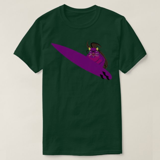 Camiseta Naughty Squirrel 570 Surfing (Diseño del anverso)