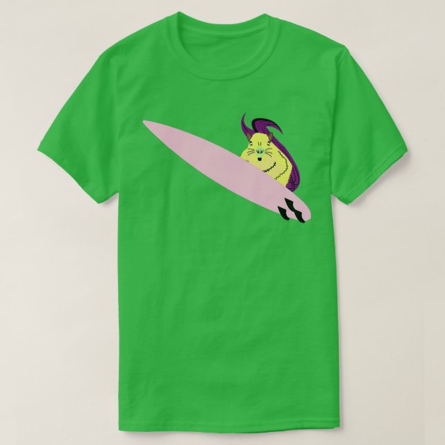 Camiseta Naughty Squirrel 579 Surfing (Diseño del anverso)