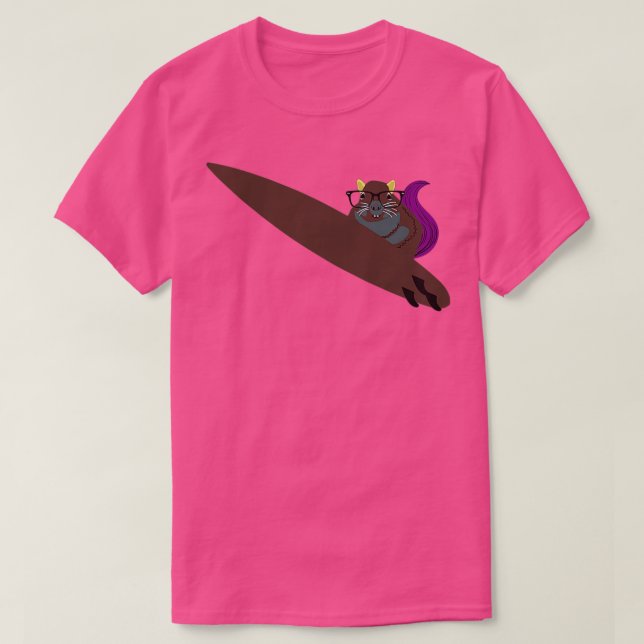 Camiseta Naughty Squirrel 609 Surfing (Diseño del anverso)