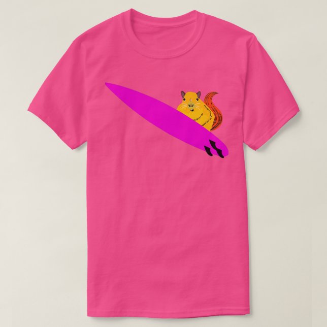 Camiseta Naughty Squirrel 648 Surfing (Diseño del anverso)