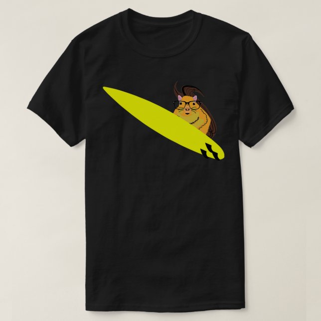 Camiseta Naughty Squirrel 676 Surfing (Diseño del anverso)