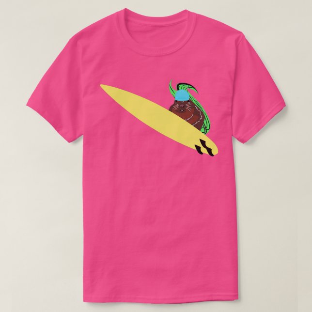 Camiseta Naughty Squirrel 693 Surfing (Diseño del anverso)