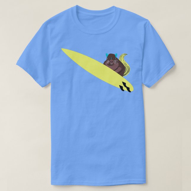 Camiseta Naughty Squirrel 694 Surfing (Diseño del anverso)